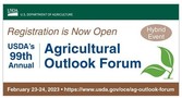 2023 Agriculture Outlook Forum graphic, courtesy of USDA.
