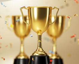 Golden trophy award, courtesy of Adobe Stock.
