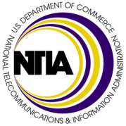 National Telecommunications and Information Administration graphic logo. 