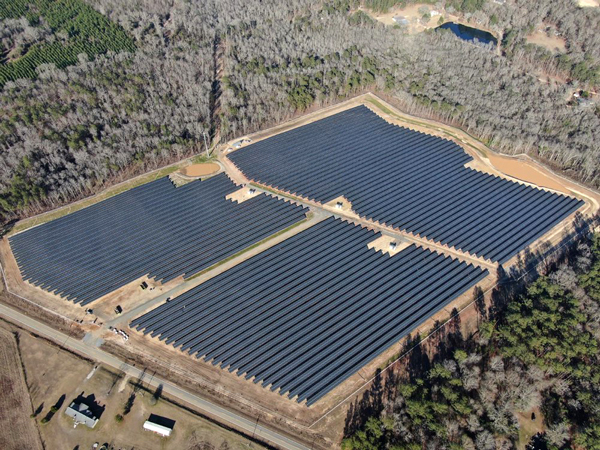 FVSU Solar Farm. Image courtesy of Dr. Cedric Ogden, FVSU.