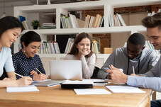 College students studying. Image courtesy of Adobe Stock.