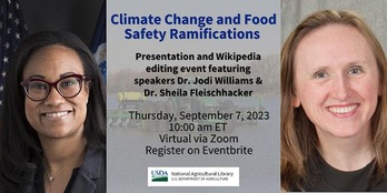 Climate Change and Food Safety Webinar