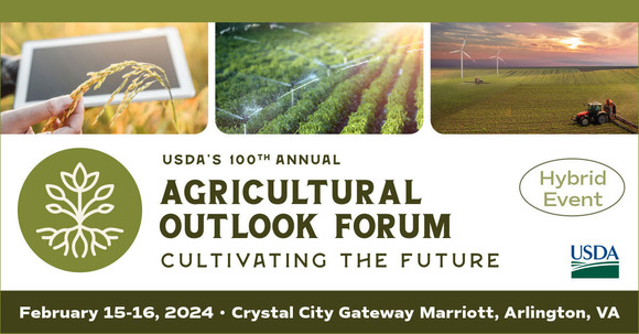 Ag Outlook Forum Banner.  USDA Graphic.