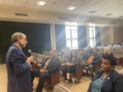 NIFA Director Dr. Manjit Misra speaking at Florida A&M University. NIFA image.