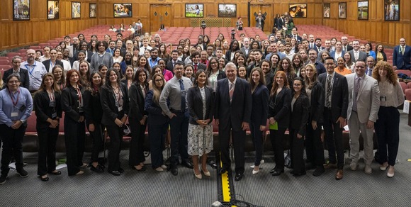 NextGen Summit participants with Secretary Vilsack. USDA Image.