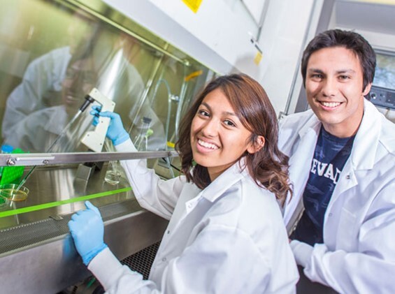 Tribal College Program students at the University of Nevada Reno (UNR). Image courtesy of UNR.