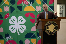 NIFA Director Dr. Jaye Hamby speaking at 2025 National 4-H Conference