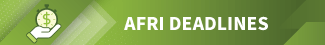 AFRI Deadlines. NIFA Graphic.