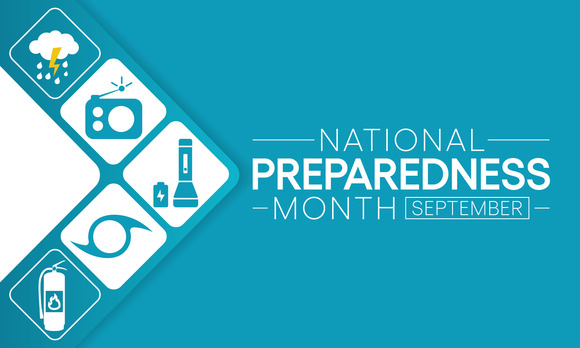 National Preparedness Month graphic. Courtesy of Adobe Stock.