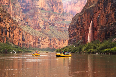 MTAC teens rafting the Colorado River in the Grand Canyon. Photo courtesy of Tucson Village Farm . 