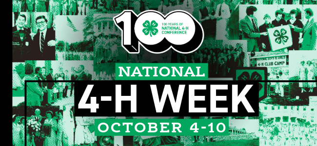 National 4-H Week graphic.