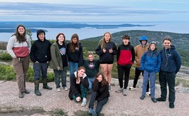 NorthStar 4-H members following a hike on the Maine coast. Image courtesy of the University of Maine.
