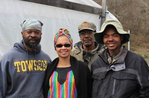 West Virginia farmers and their family