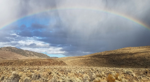 rainbow on the range