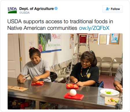USDA supports access to traditional foods in Native American communities http://ow.ly/ZQFbX  