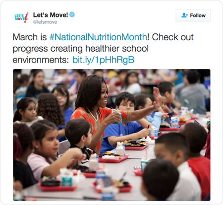 March is #NationalNutritionMonth! Check out progress creating healthier school environments: http://bit.ly/1pHhRgB  