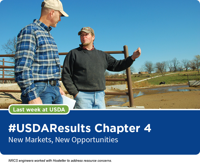 NRCS engineers worked with Hostetler to address resource concerns. 
