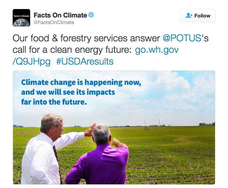 Our food & forestry services answer @POTUS's call for a clean energy future: http://go.wh.gov/Q9JHpg  #USDAresults