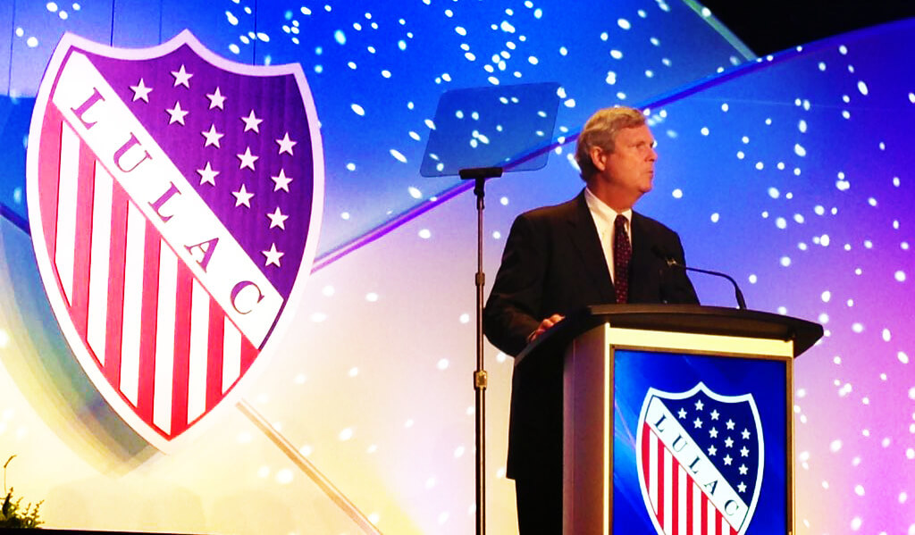 Secretary Vilsack accepted the Federal Agency of the Year award from League of United Latin American Citizens (LULAC) and delivered remarks at the org