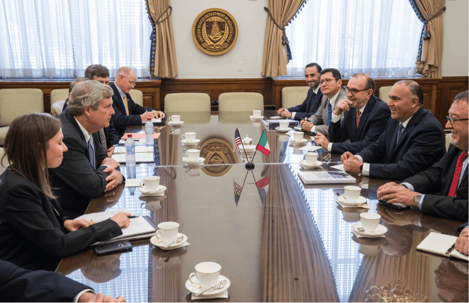 Last week, Secretary Vilsack met with Mexican Secretary of Agriculture, Livestock, Rural Development, Fishery and Food, Jose Calzada, to discuss agric