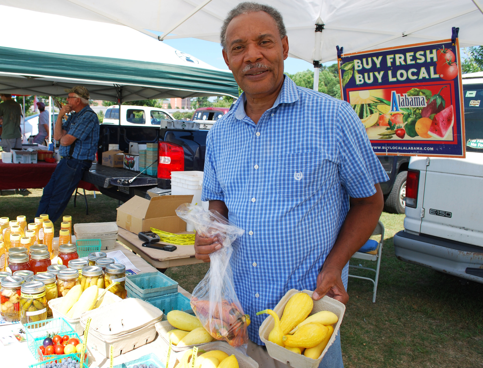 Gene Thornton is a sixth-generation farmer who sells fresh, organic produce at The Market at Ag Heritage Park each week during market season.  