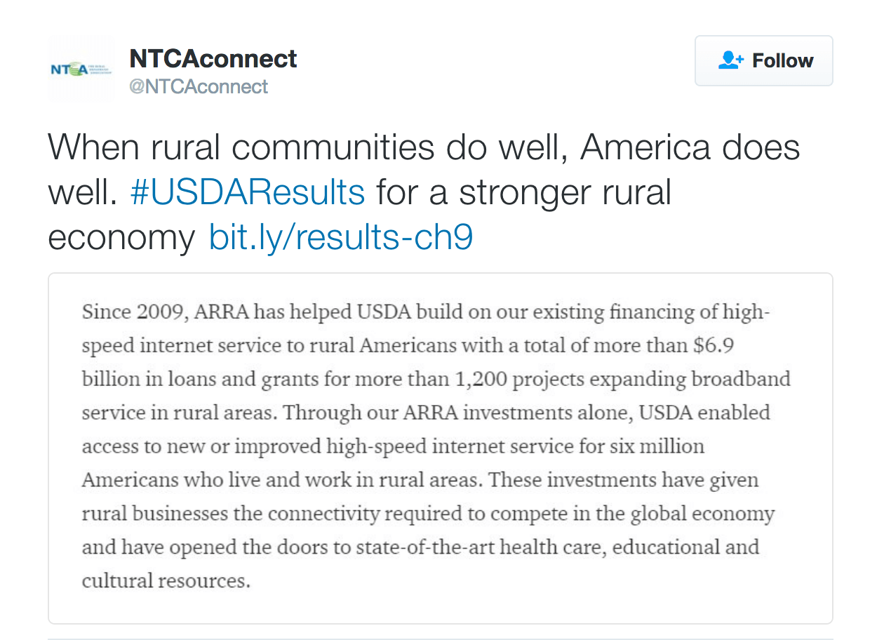 When rural communities do well, America does well. #USDAResults for a stronger rural economy http://bit.ly/results-ch9 