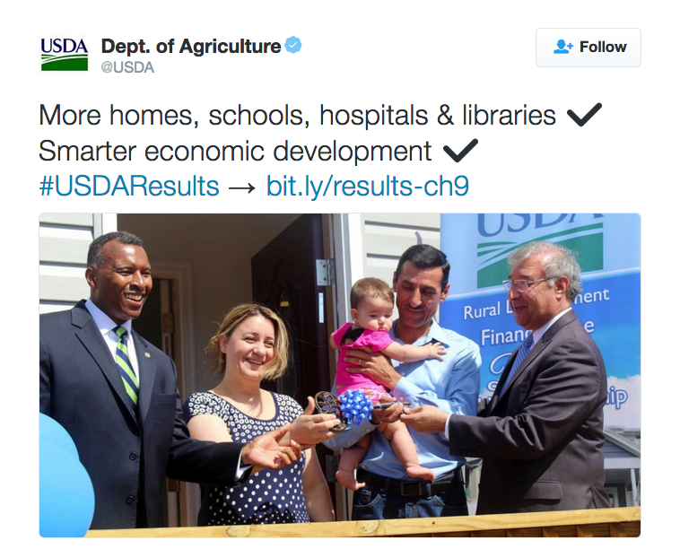   More homes, schools, hospitals & libraries ✔ Smarter economic development ✔ #USDAResults → http://bit.ly/results-ch9 
