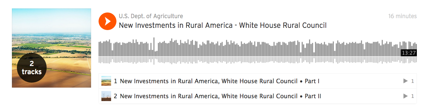 New Investments in Rural America, White House Rural Council • Playlist