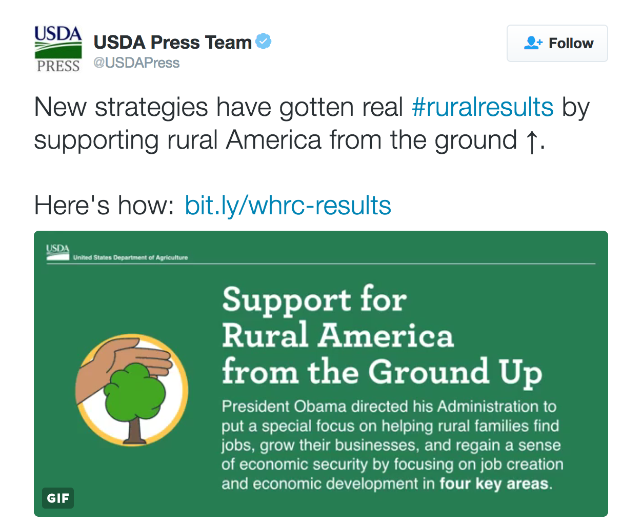 New strategies have gotten real #ruralresults by supporting rural America from the ground ↑. Here's how: http://bit.ly/whrc-results