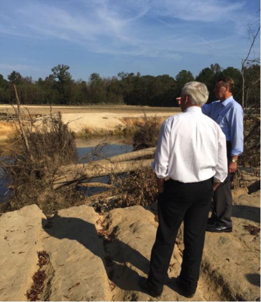 Under Secretary Michael Scuse visited North Carolina where he toured a sweet potato farm devastated by flooding from Hurricane Matthew.