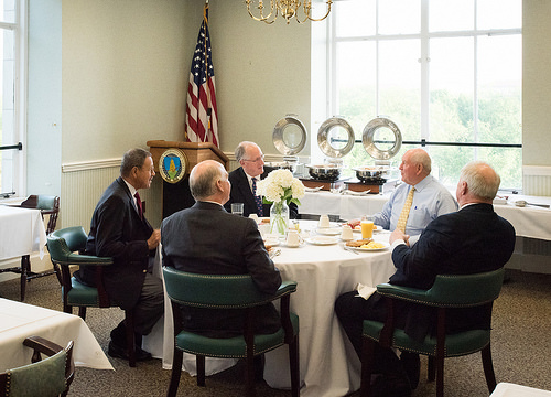 Secretary Perdue hosted a bipartisan breakfast with agriculture leaders from the U.S. House of Representatives at the USDA