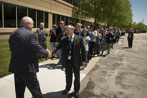 Secretary Perdue traveled to Missouri to visit employees at the USDA Beacon Facility