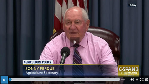 C-SPAN3: Secretary Perdue on Agriculture Policy video
