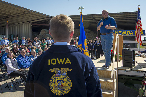 Secretary Perdue spoke at a farmer’s town hall