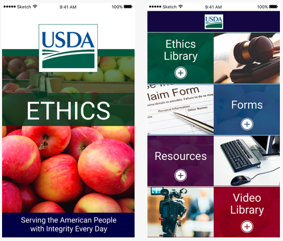 USDA Ethics App