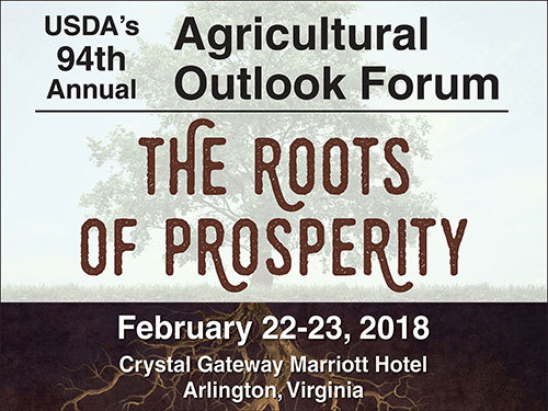 USDA Agricultural Outlook Forum - The Roots of Prosperity graphic