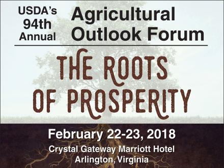 USDA 94th Annual Agricultural Outlook Forum: The Roots of Prosperity graphic