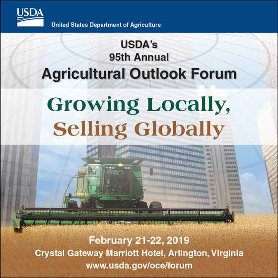 Agricultural Outlook Forum February 2019 graphic