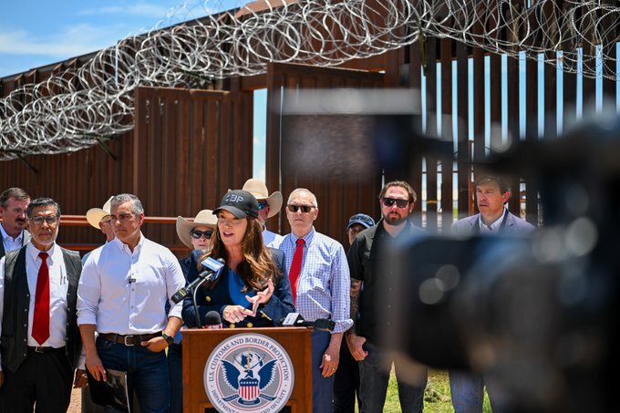 Secretary Rollins at the Port of Entry in Douglas, Arizona