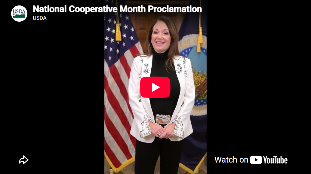 National Cooperative Month Proclamation video thumbnail