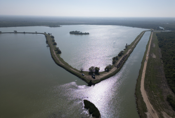 Water near land