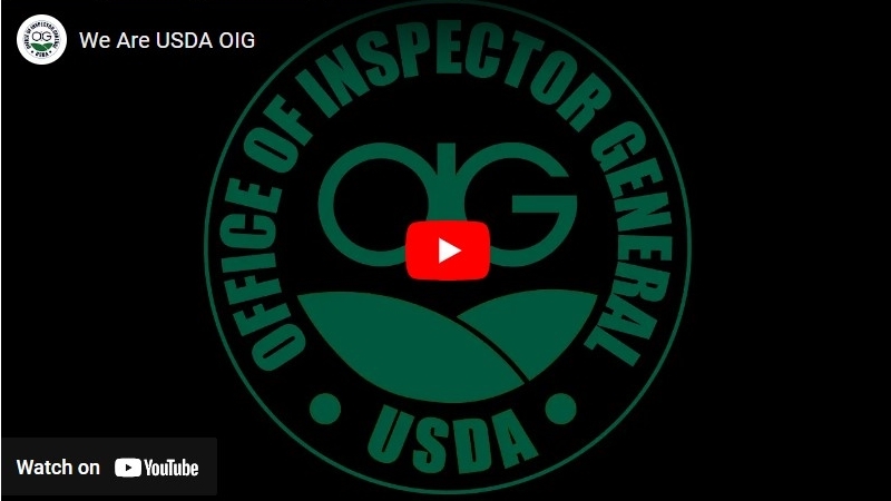 We Are USDA OIG