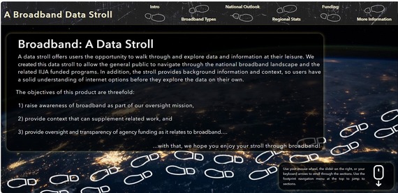 Broadband Data Stroll