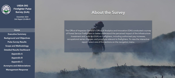 USDA OIG Firefighter Pulse Survey