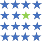 Unique (Picture of blue stars with one green one)