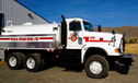 Photo of the Medical Springs Rural Fire Protection District's new water tender.