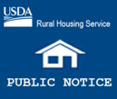 Photo of Rural Housing Service public notice
