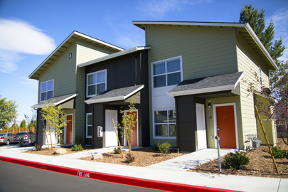 Photo of an apartment complex in The Dalles funded by USDA