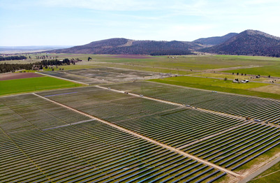 Photo: A new solar energy production facility in the small, unincorporated community of Dairy, Oregon, is benefiting the community and a local farm.