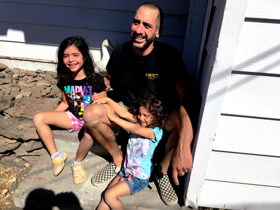 Photo: Matt was able to buy his first house for himself and his two girls with help from USDA.